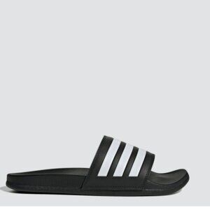 Adidas Men's Size 7 Adilette Shower Slides Black & White